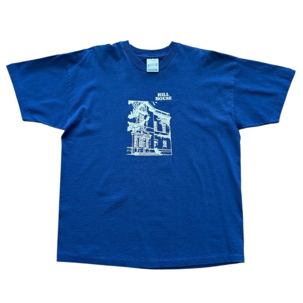 Vintage 90s Hill House Shirley Jackson Haunted Horror Architecture Art T-shirt